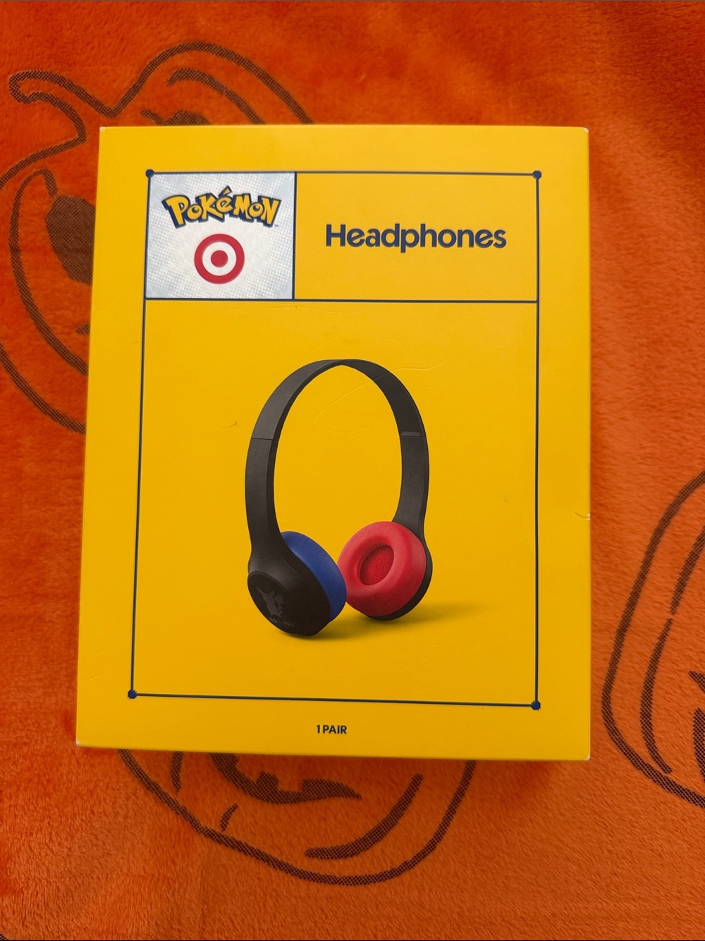 Target Pokémon Kids Headphones in Red & Blue. SEALED.